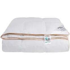 100% moskusdundyne - NOMITE helårsdyne (allergivenlig) - 200x220 cm - Ekstra fint bomuldssatin bolster - Borg Living Årsdynen 2026