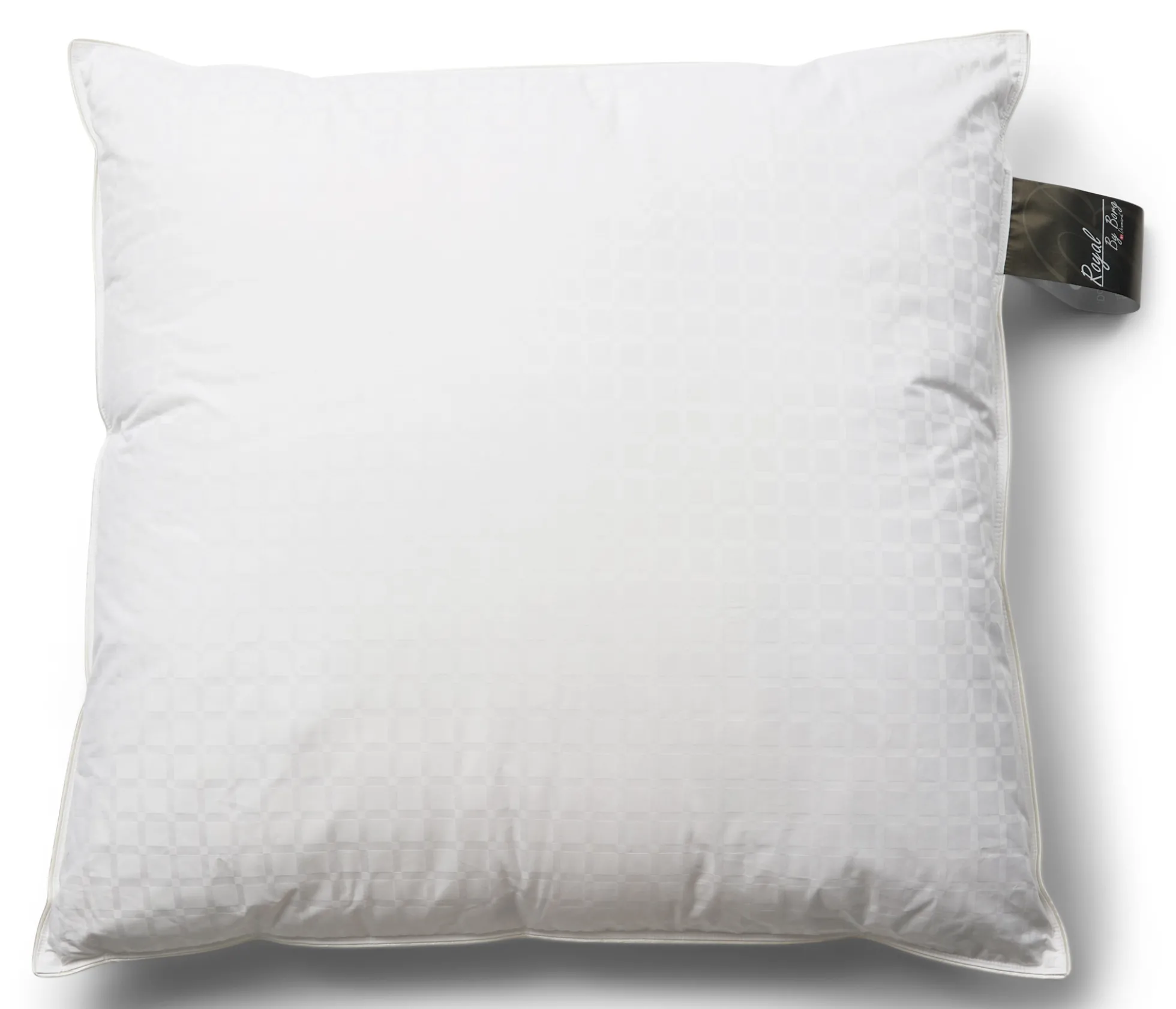 Moskusdun hovedpude - Mellem høj pude - 60x63 cm - 3 kammer dunpude - Royal By Borg Daisy