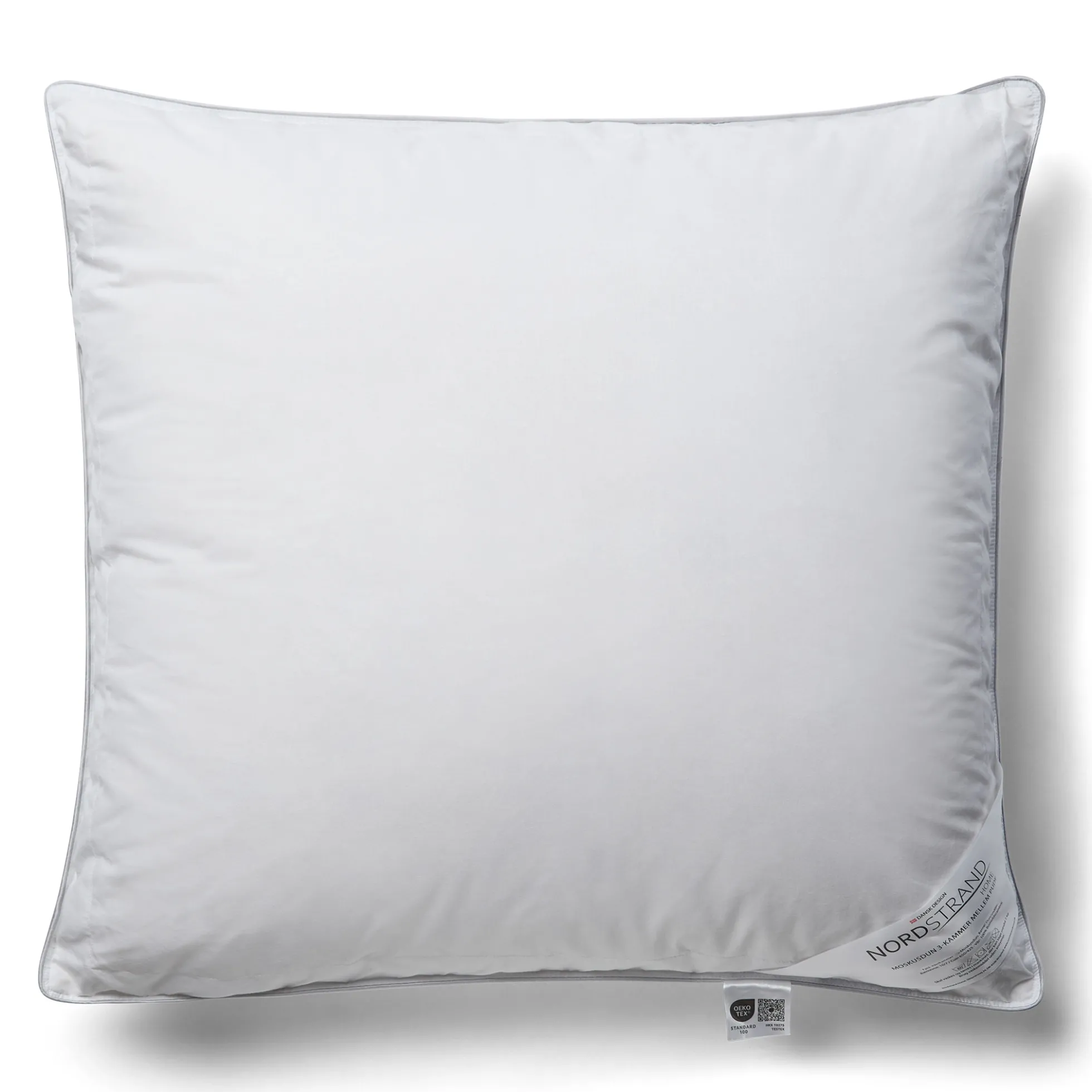 Moskusdun hovedpude - Mellem højde dunpude - 50x70 cm - 3 kammer pude - Nordstrand Home