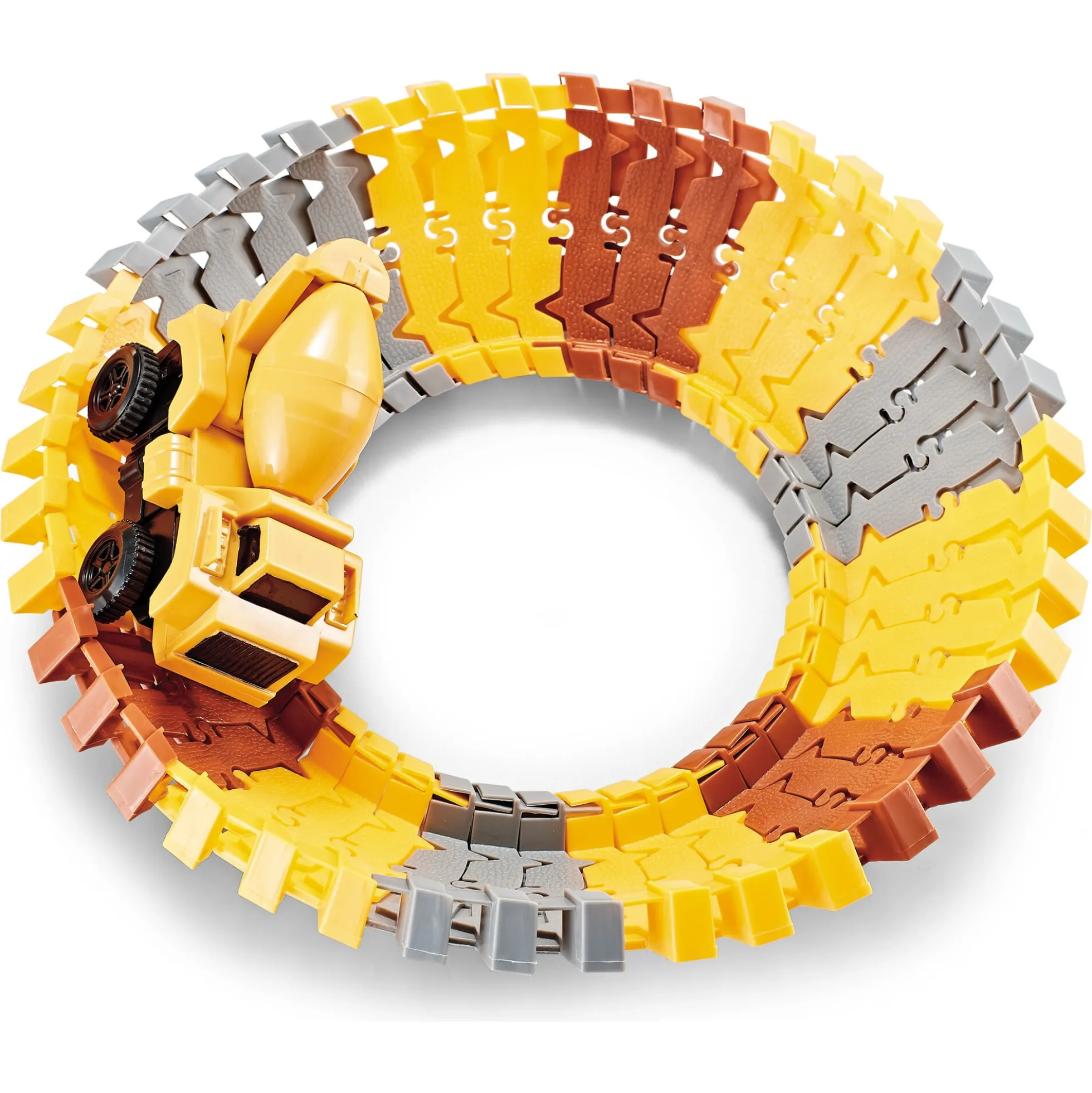 MultiTrack Construction fleksibel racerbane med kran og loop - 112 dele