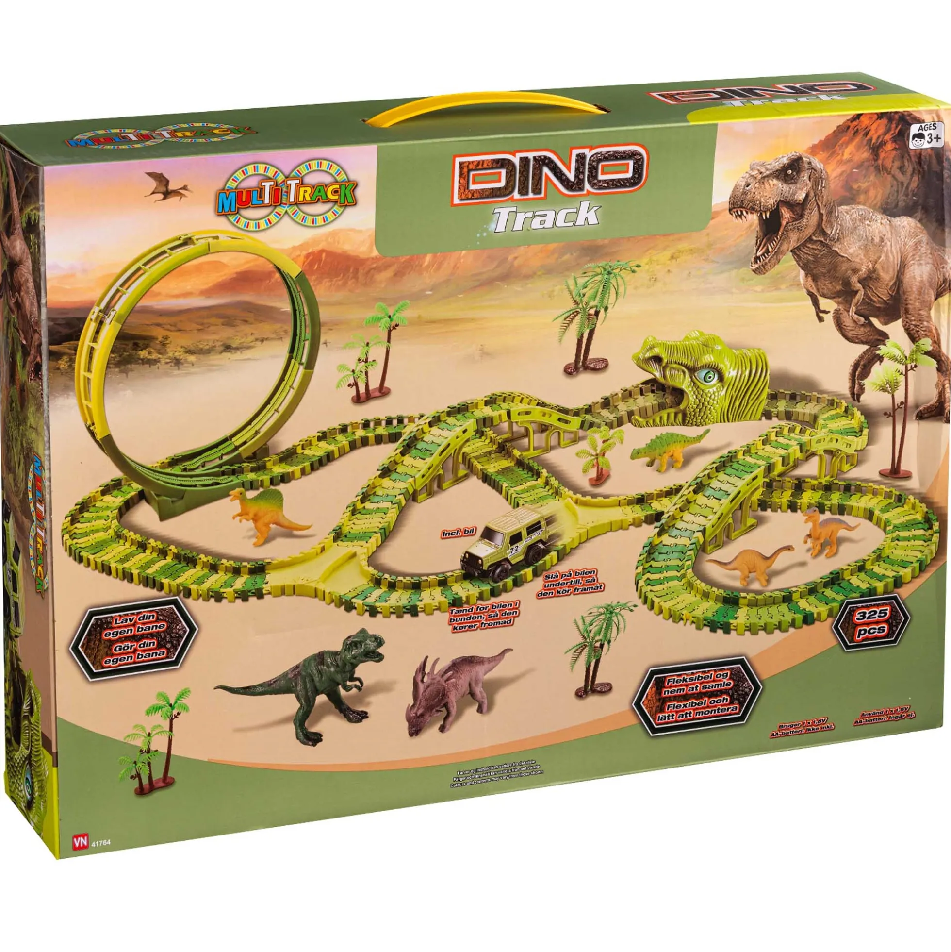 Multi Track dinosaur bilbane - 325 dele
