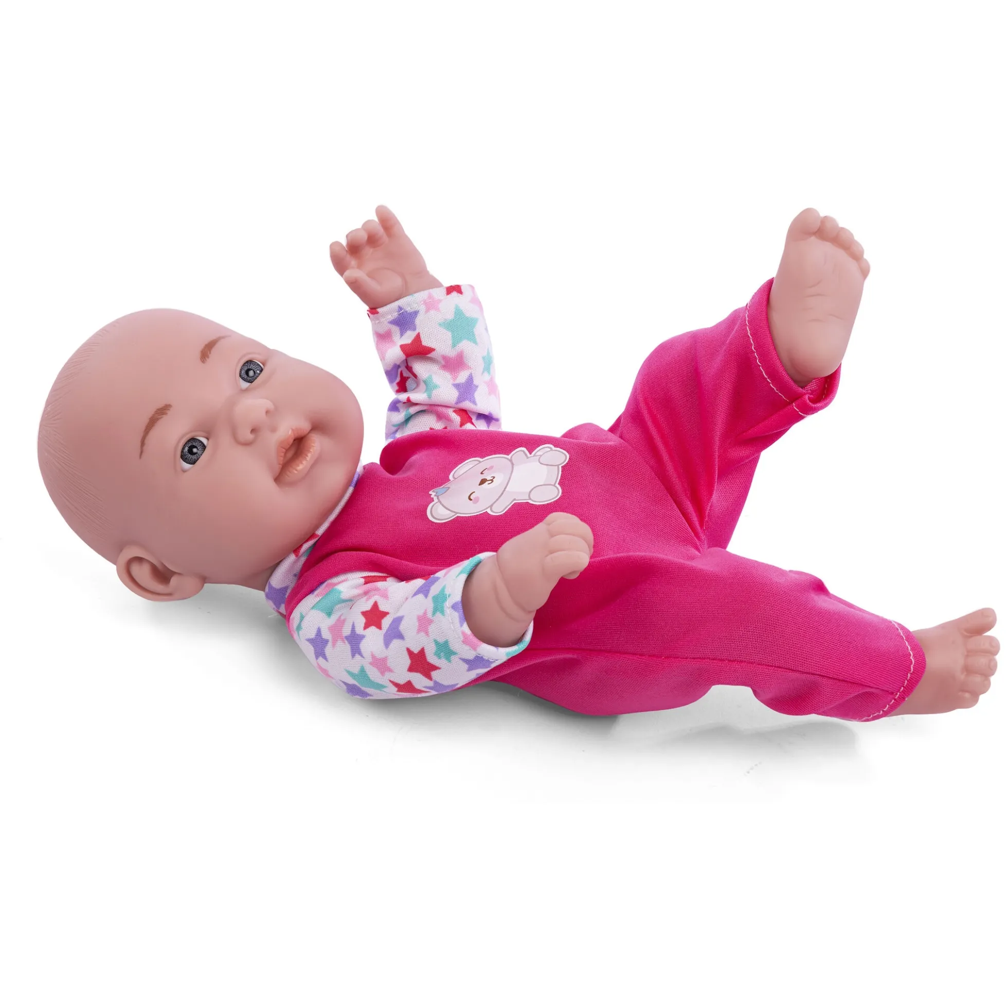 My Baby Love dukketøj med lilla, blå og pink outfits til 28-31 cm dukker - 3 sæt