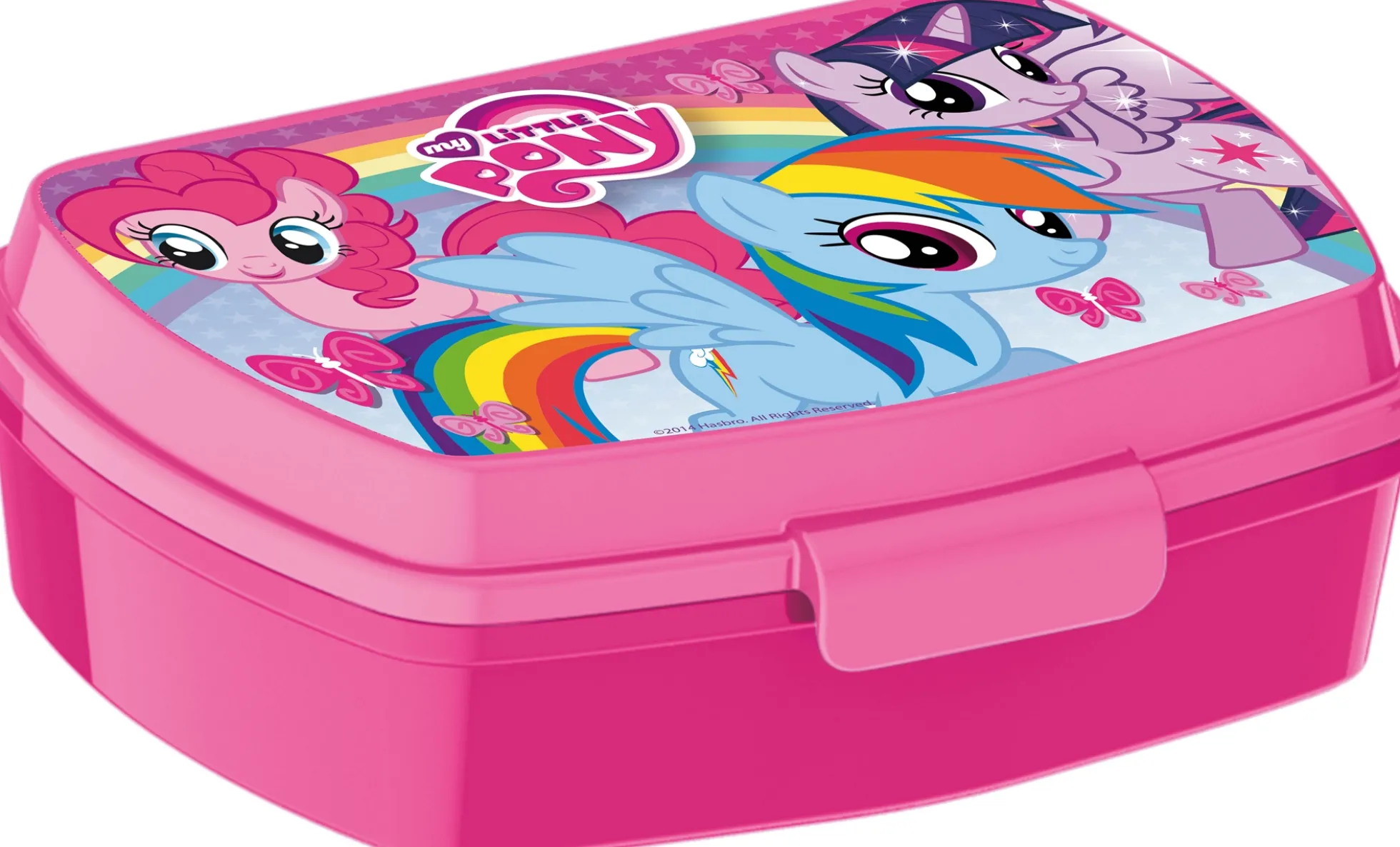 My Little Pony madkasse - Børnemadpakke med 1 rum - Lyserød