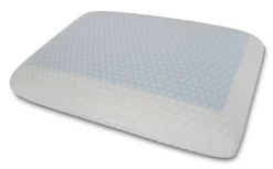 Nakkepude med memoryskum - 60x40cm - Kølende skumgel - Trykaflastende hovedpude