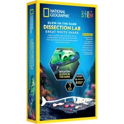 National Geographic dissektionslaboratorium med selvlysende haj - 12 dele