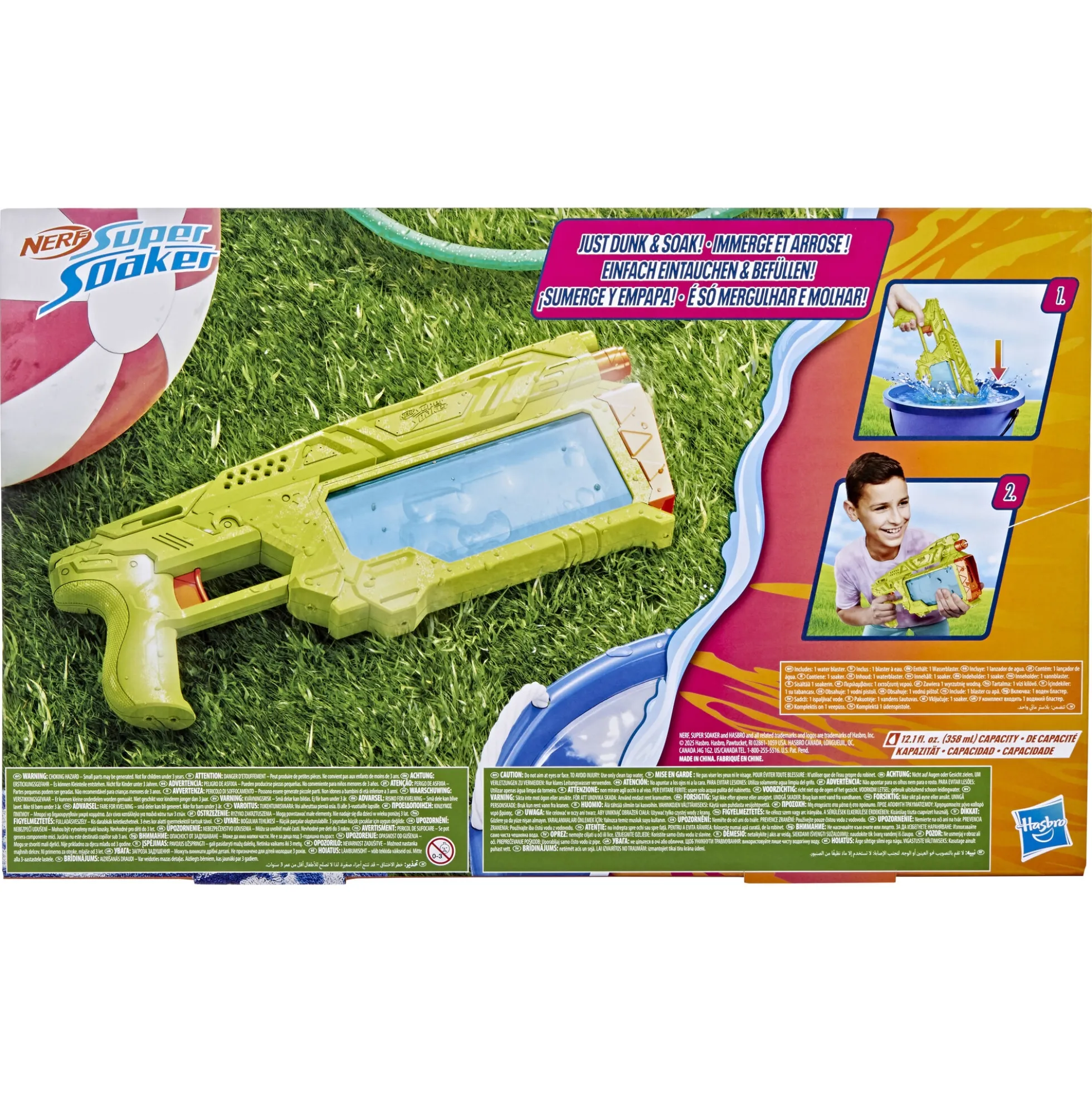 NERF vandgevær - Super Soaker Dunk Fill vandgevær - 360 ml
