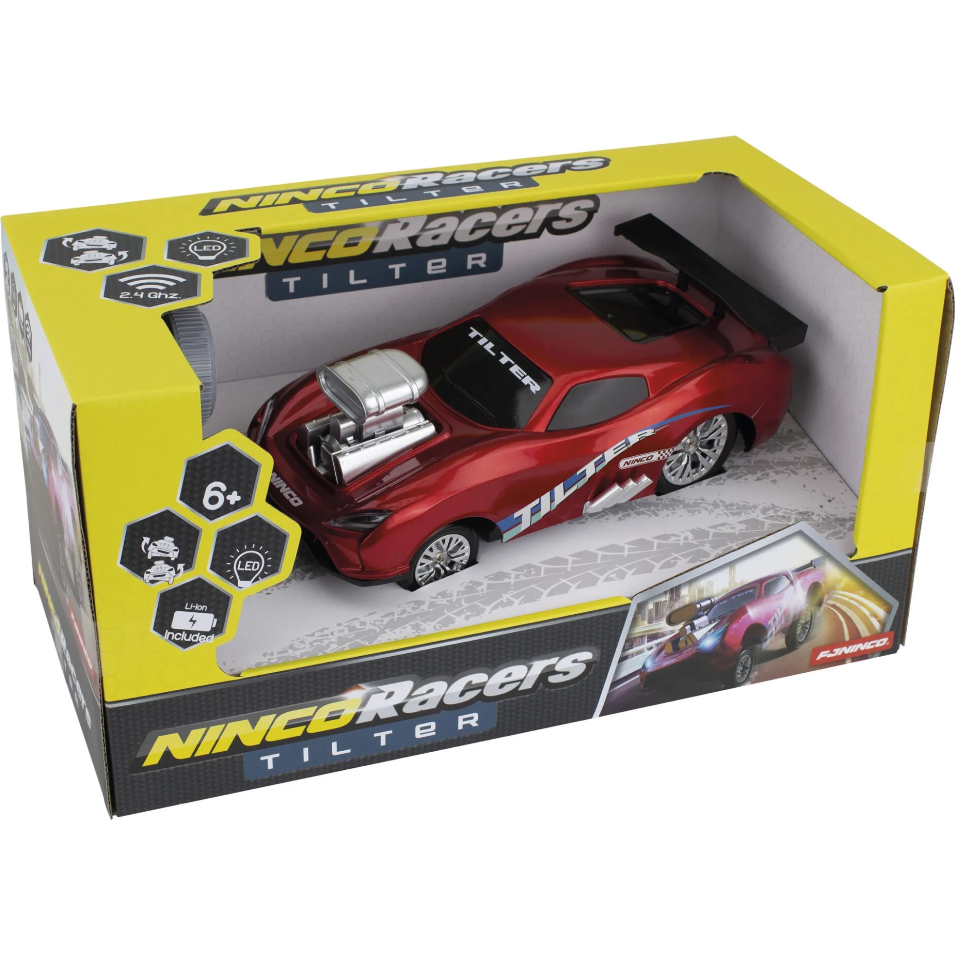 Ninco Tilter RC stuntbil - fjernstyret bil med vippekarrosseri - 22,5 cm