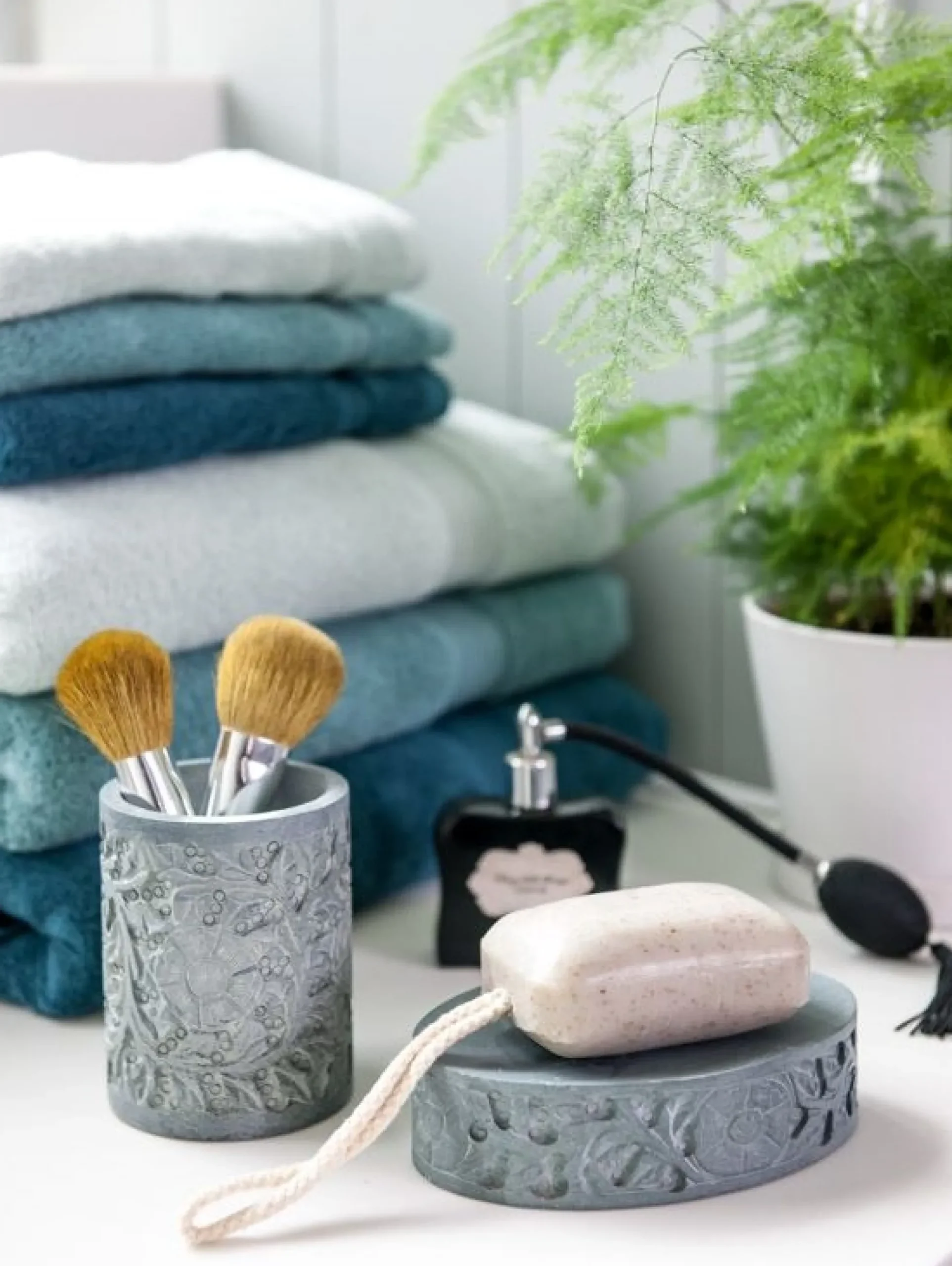 Opbevaringsglas - Sten - Borås Cotton - Hamam - 13x9 cm