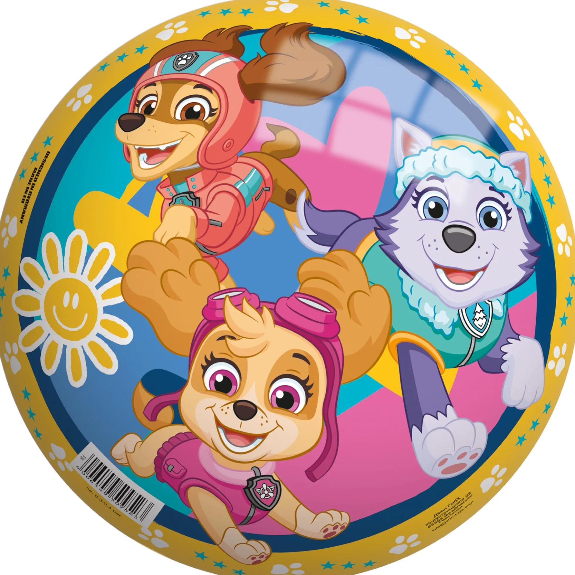 Paw Patrol bold i plast - Bold til børn