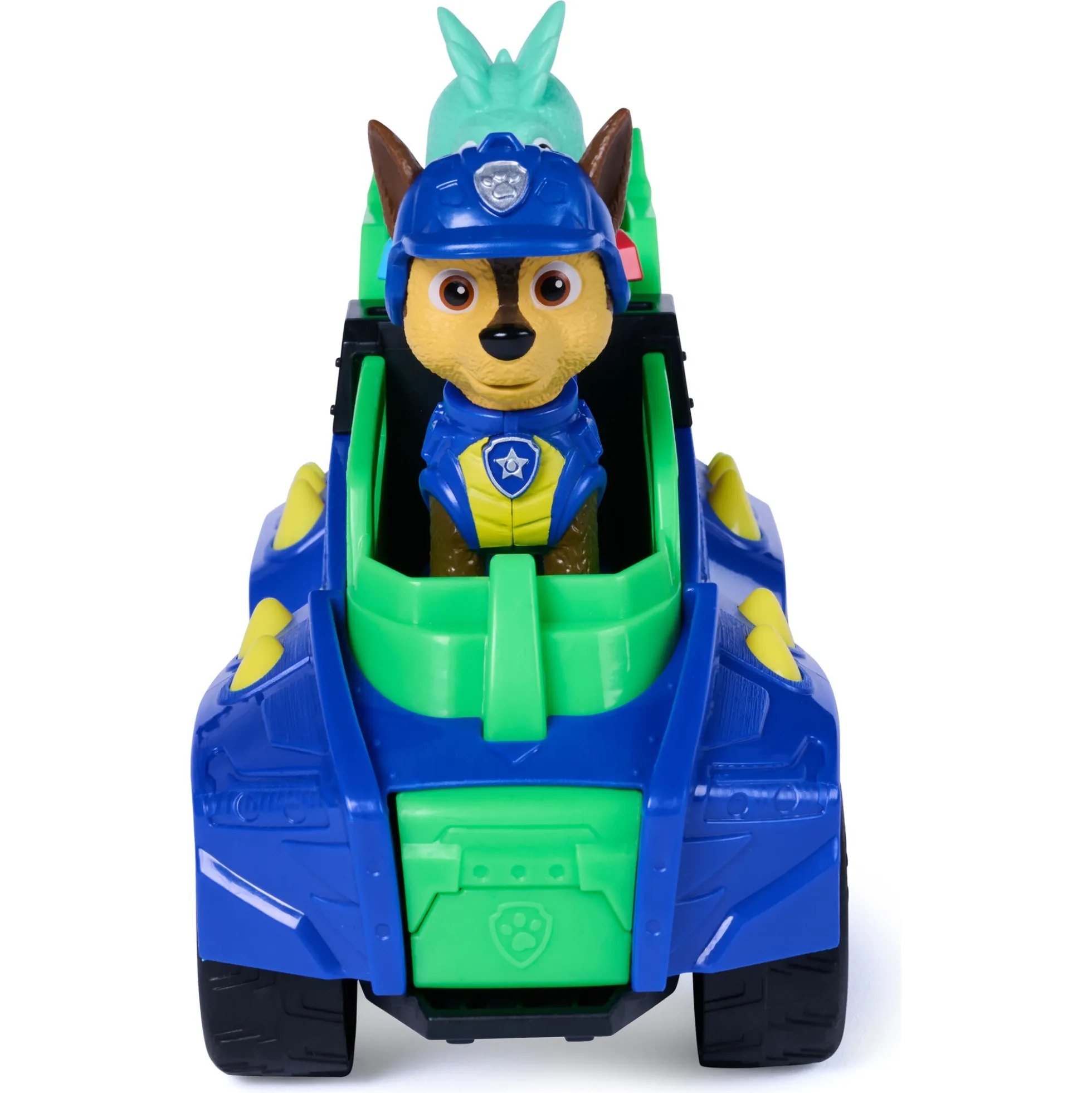PAW Patrol Dino Filmen Chase dino-køretøj med figur - 15 cm