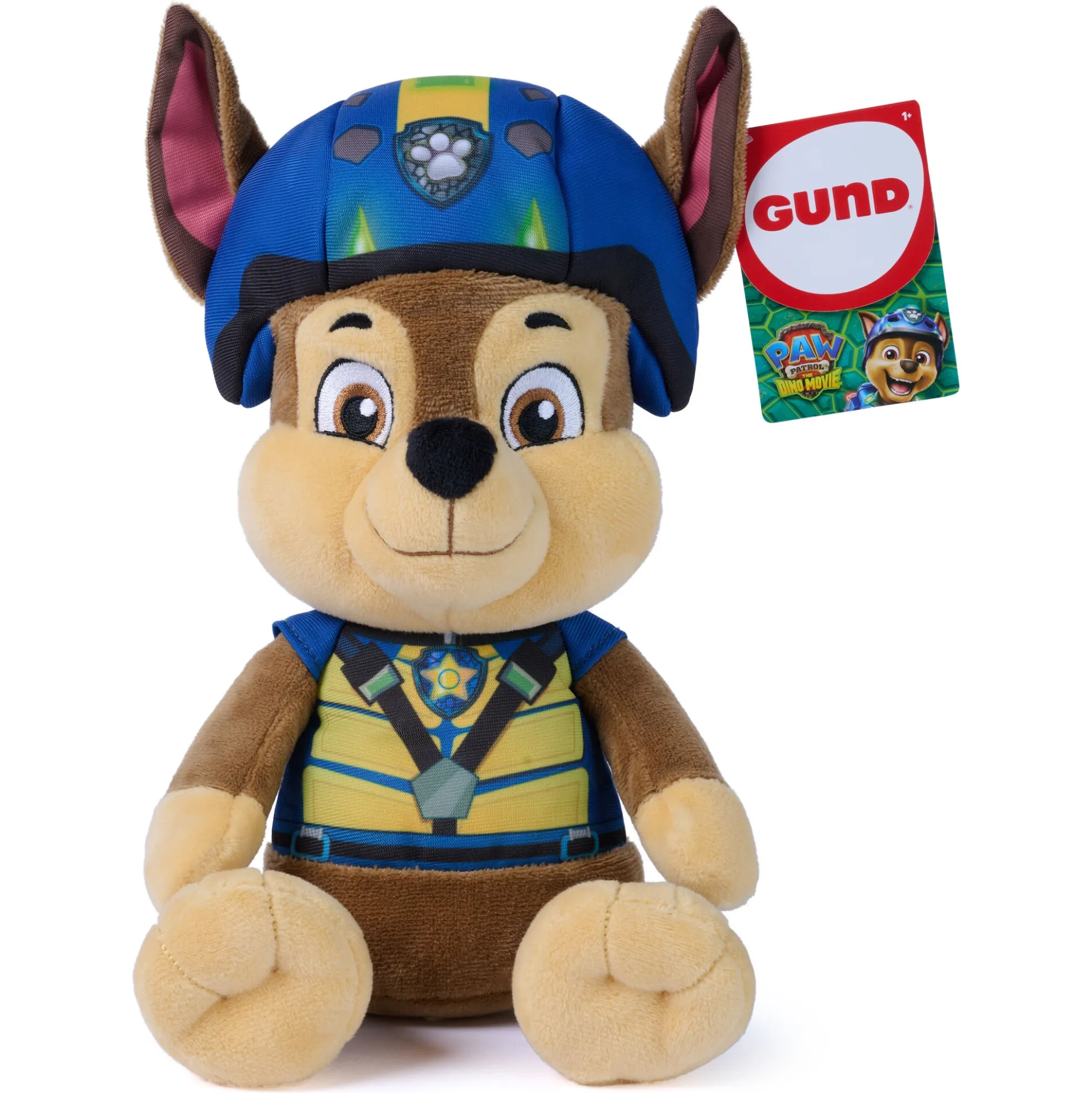PAW Patrol Dino Filmen Chase GUND-bamse - 22 cm