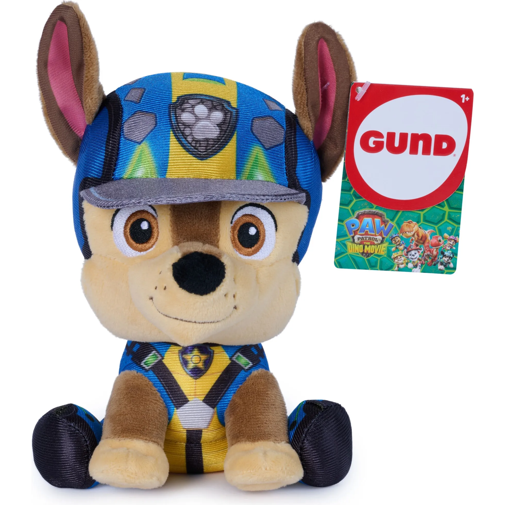 PAW Patrol Dino Filmen Chase GUND-bamse - 15 cm