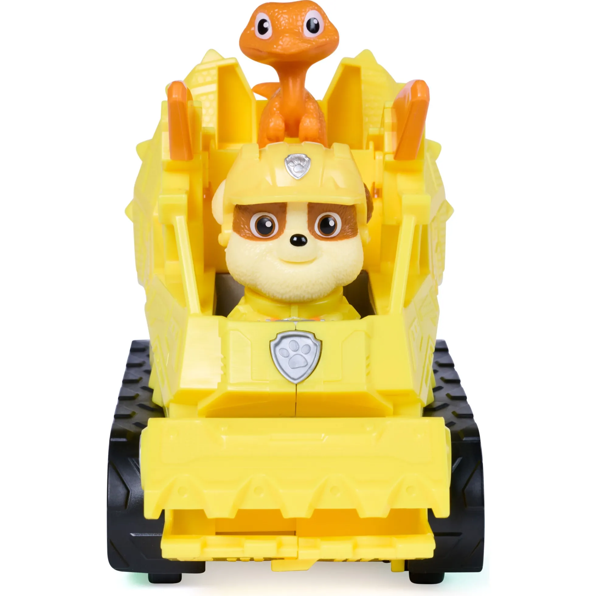PAW Patrol Dino Filmen Rubble dino-køretøj med figur - 15 cm