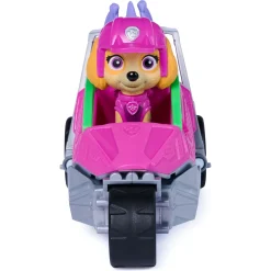 PAW Patrol Dino Filmen Skye dino-køretøj med figur - 15 cm