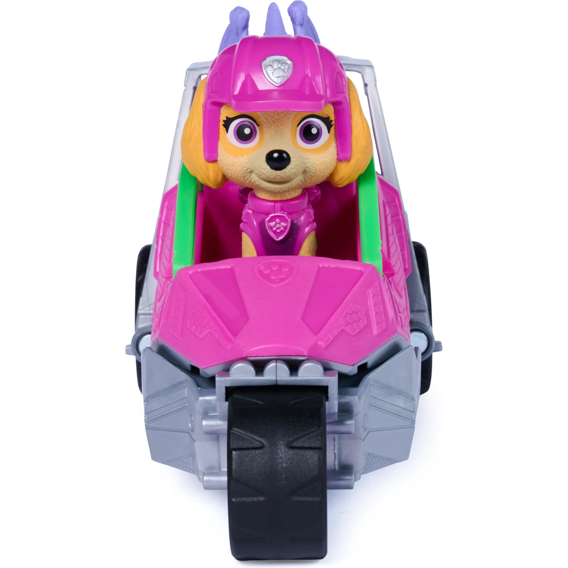 PAW Patrol Dino Filmen Skye dino-køretøj med figur - 15 cm