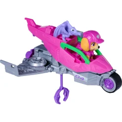 PAW Patrol Dino Filmen Skye dino-køretøj med figur - 15 cm