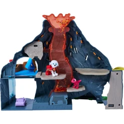 PAW Patrol Dino Filmen Super Lava Blast vulkan legesæt med tilbehør - 36x45x13 cm