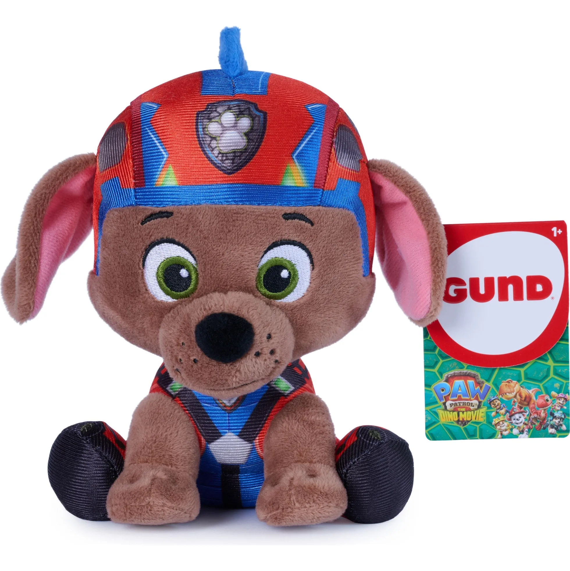PAW Patrol Dino Filmen Zuma GUND-bamse - 15 cm