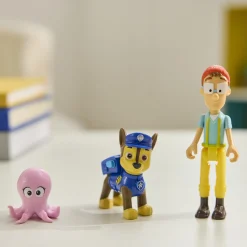 PAW Patrol figursæt med Chase og Kaptajn Turbot - 10 cm