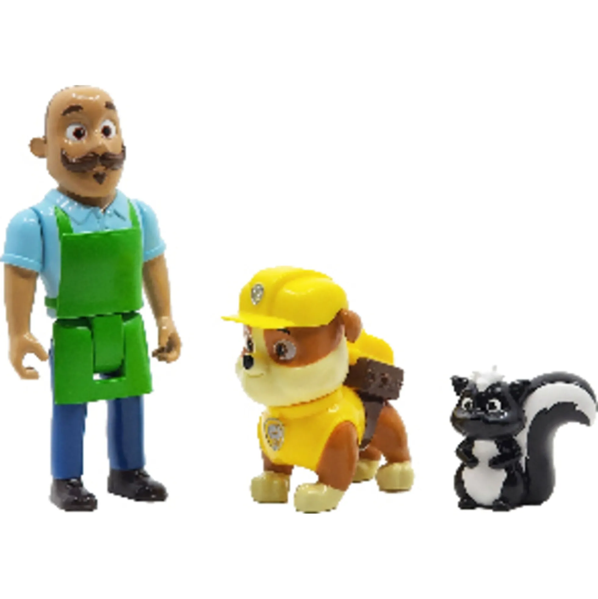 PAW Patrol figursæt med Rubble og Mr. Porter - 10 cm