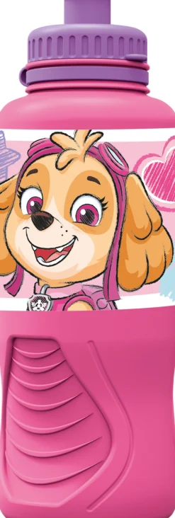 Paw Patrol lyserød drikkedunk - Børnedrikkedunk med tud