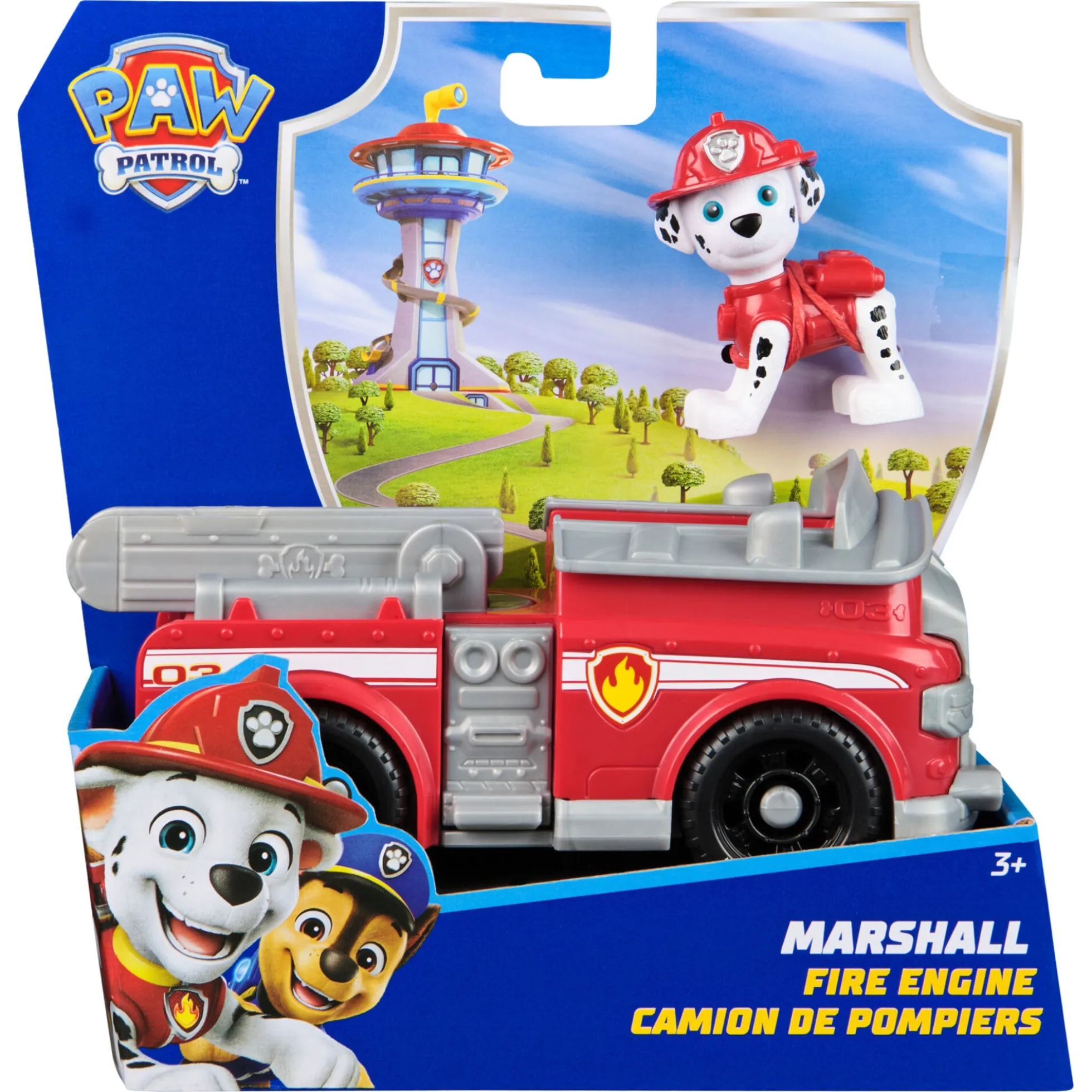 PAW Patrol Marshall med brandbil - 15 cm