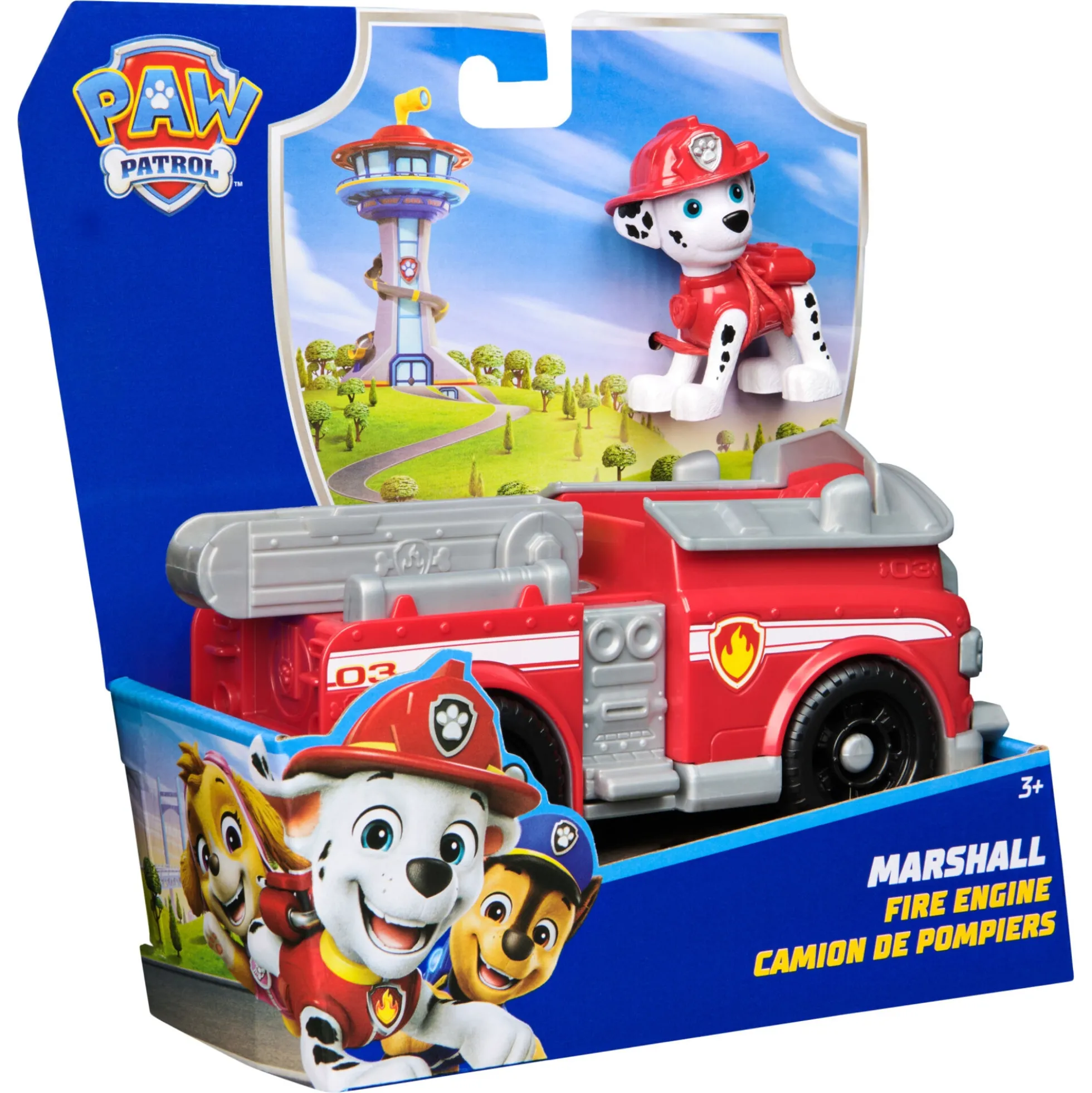 PAW Patrol Marshall med brandbil - 15 cm