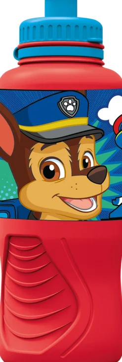 Paw Patrol rød drikkedunk - Børnedrikkedunk med tud