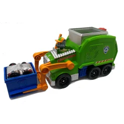 PAW Patrol Rocky Crush N' Roll skraldebil med figur - 35 cm