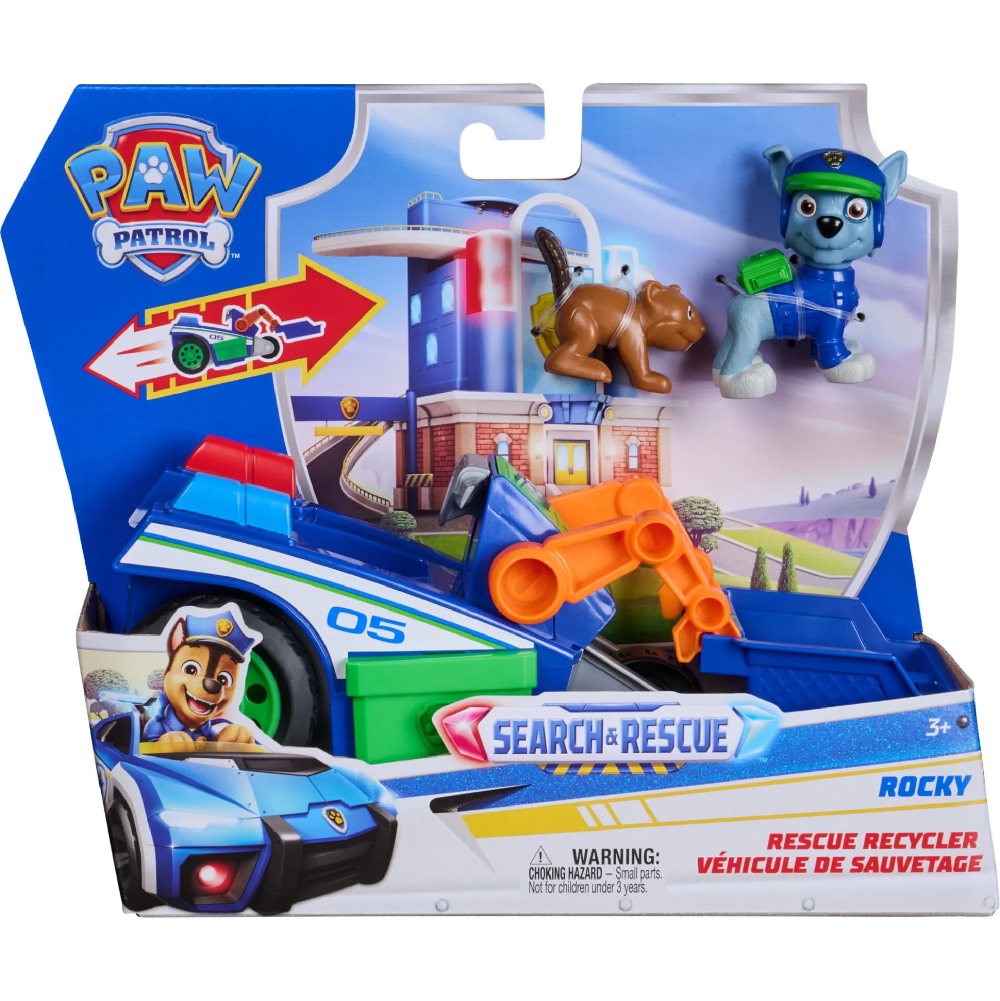 PAW Patrol Search & Rescue køretøj med Rocky-figur