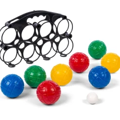 Petanque - Boccia 8+1 kugler - Bæretaske