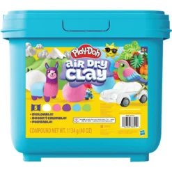 Play-Doh Air Dry Clay kasse med selvtørrende ler - 5 farver