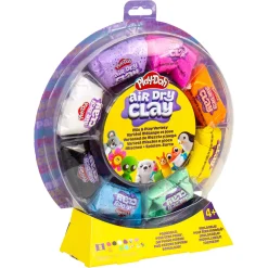 Play-Doh lufttørrende ler hjul med mix-ins - 8 farver
