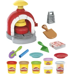 Play-Doh modellervoks pizza ovn legesæt med 6 dåser - 284 g