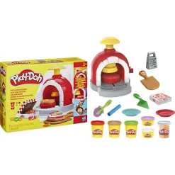 Play-Doh modellervoks pizza ovn legesæt med 6 dåser - 284 g