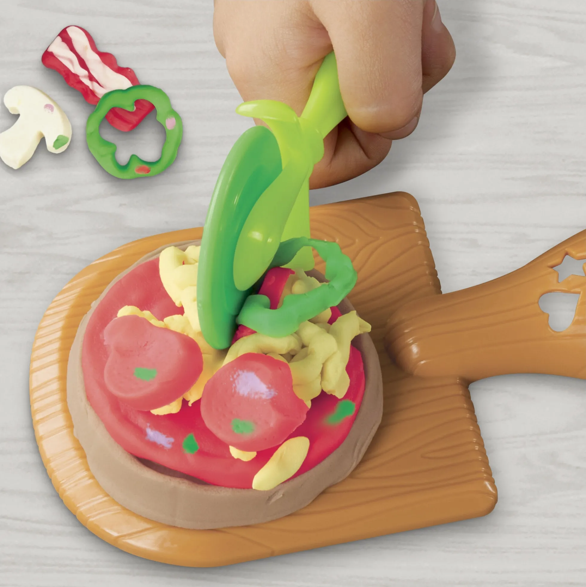 Play-Doh modellervoks pizza ovn legesæt med 6 dåser - 284 g