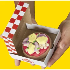 Play-Doh modellervoks pizza ovn legesæt med 6 dåser - 284 g