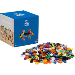 Plus-Plus byggebrikker i basisfarver - 600 dele