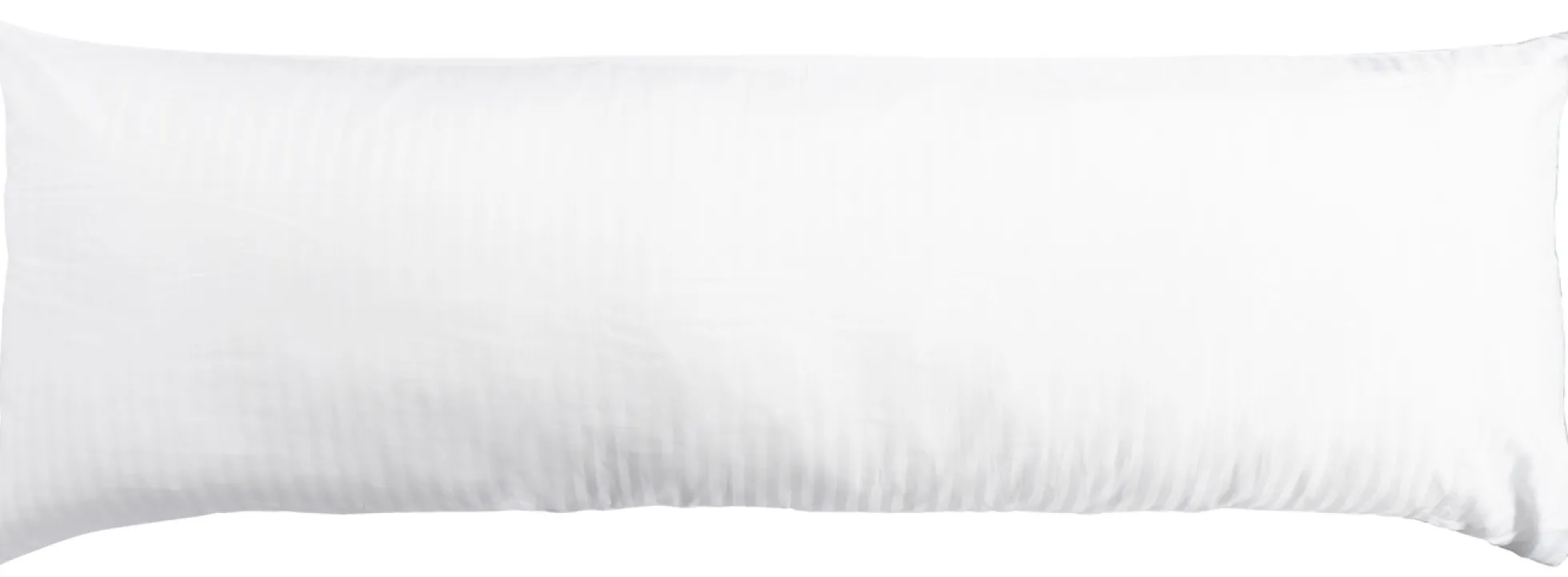 Pudebetræk 50x150 cm - 100% bomuldssatin - Multipude - Klassisk hvide striber