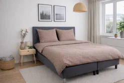Pudebetræk 60x63 cm - Microfiber - Brunt mønster