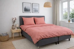 Pudebetræk 60x63 cm - Microfiber - Ensfarvet rosa