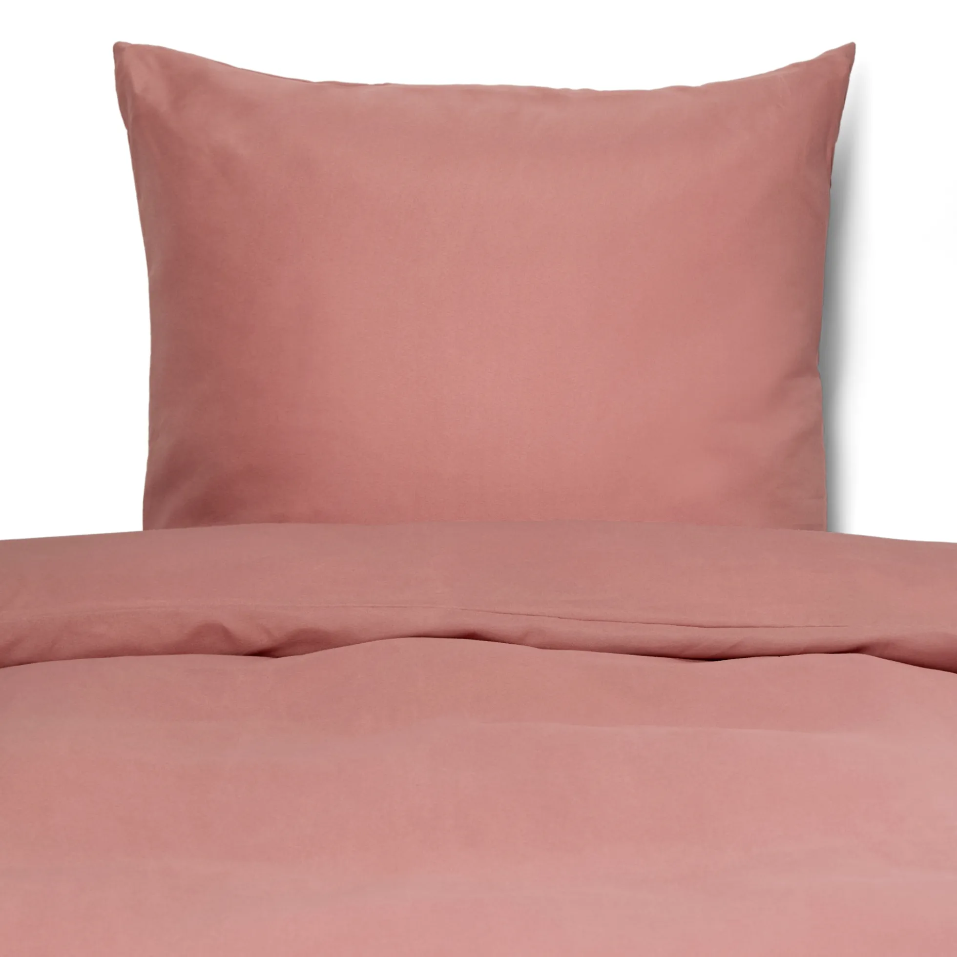 Pudebetræk 60x63 cm - Microfiber - Ensfarvet rosa