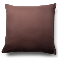 Pudebetræk 60x63 cm - Microfiber - Ensfarvet brun