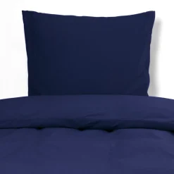 Pudebetræk 60x63 cm - Stonewashed - Firm deep blue