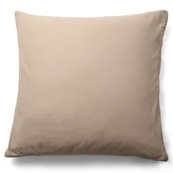 Pudebetræk 60x63 cm - Stonewashed - Firm brown