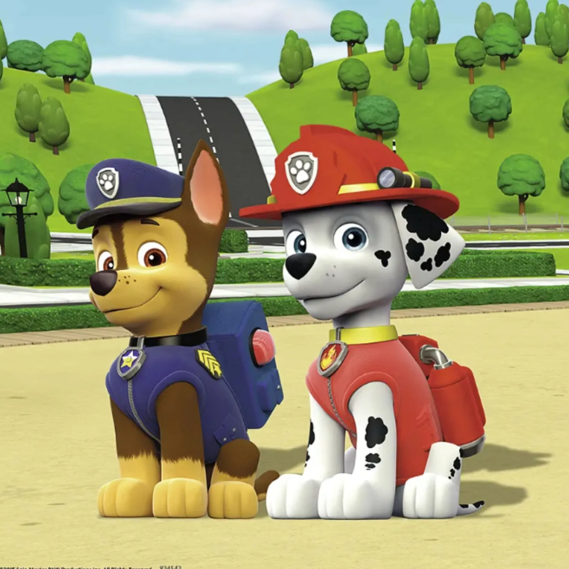 Puslespil med Paw Patrol - 3x49 brikker