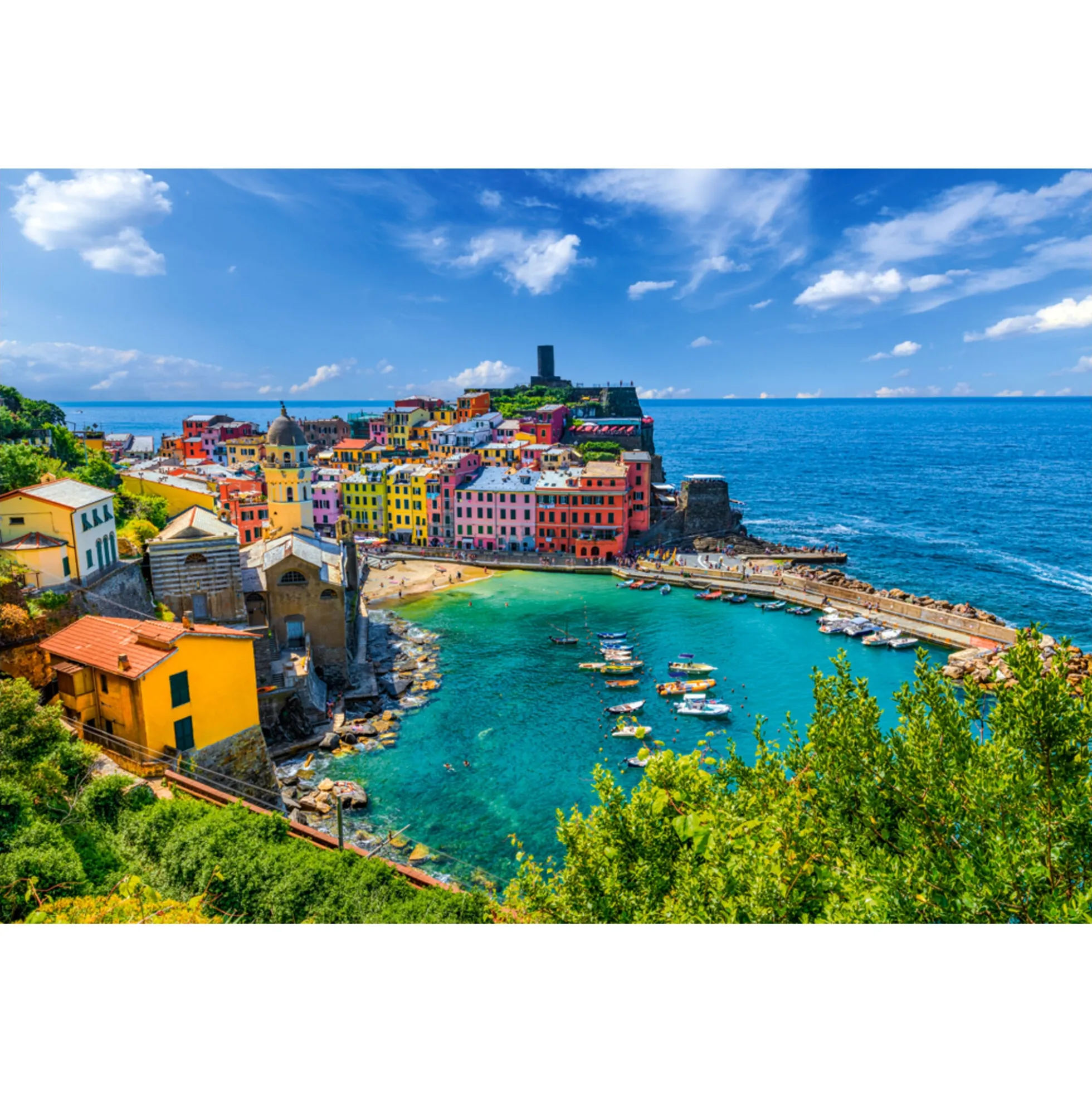 Puslespil med Vernezza Italien - 1000 brikker