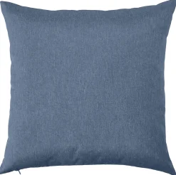 Pyntepude til udendørs brug - 45x45 cm - Mørkeblå pude til havemøbler - UV-beskyttet udendørs pude - Nordstrand Home sofapude