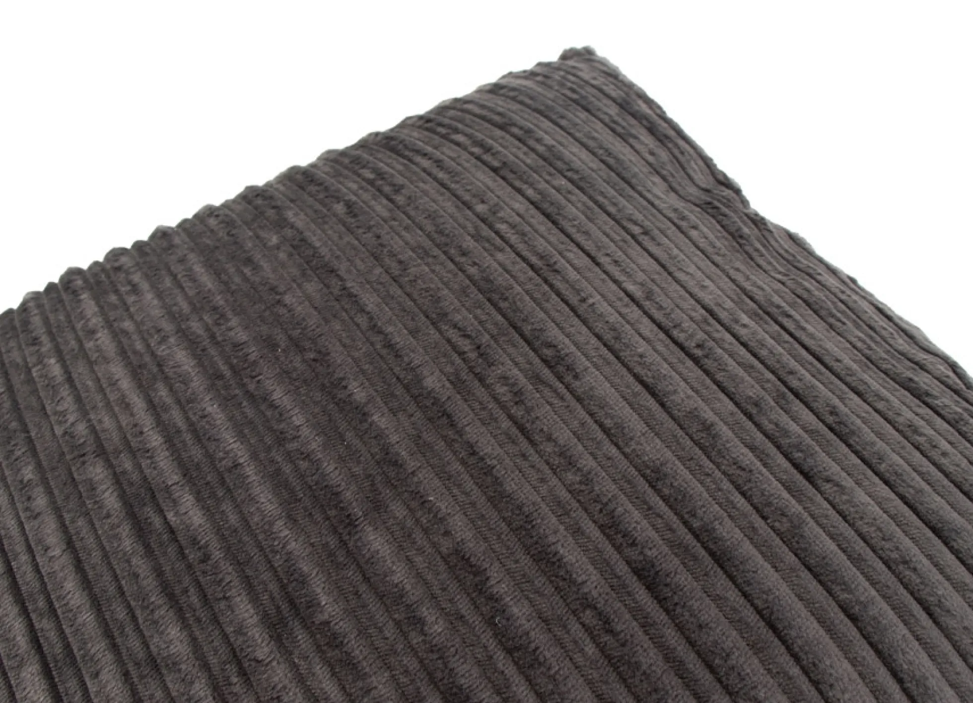 Pyntepude - 45x45 cm - Antracit - Sofapude med fløjls look - Borg Living