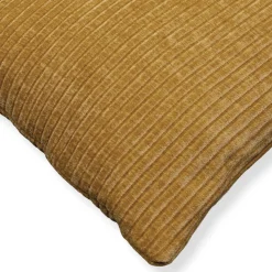 Pyntepude 45x45 cm - Orange sofapude med fløjls look - Blød pude til sofaen - Borg Living